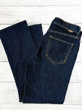 MOTHER Jeans - High Waisted Rascal Hover 27 Clean Up Your Act Dark Wash Straight